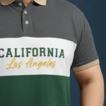 California Block Polo Tee (3XL–8XL) – Urban Cool Series
