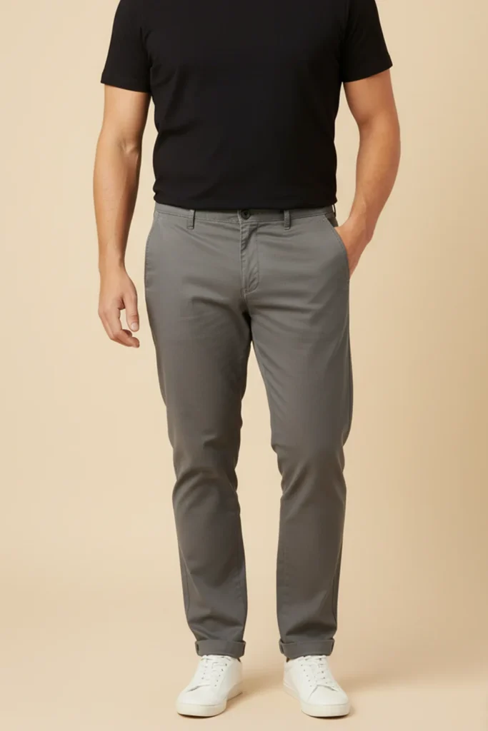 Urban Grey Luxe Stretch Trouser (2XL–7XL)