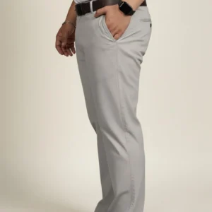 Platinum Grey Premium Stretch Trouser (3XL–7XL) alternate view