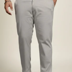 Platinum Grey Premium Stretch Trouser (3XL–7XL)