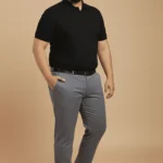 Urban Grey Luxe Stretch Trouser (2XL–7XL)