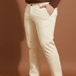 Elegant Cream Premium Stretch Trouser (2XL–7XL)