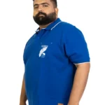 Royal Blue Polo T-Shirt – Adventure Edition (Plus Size: 2XL– 8XL)
