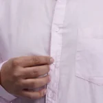Pink Premium Solid Plus-Size Shirt for Men (3XL–8XL)