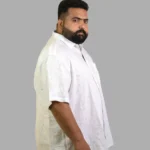 Ivory Breeze Textured Cotton Shirt (2XL–8XL)