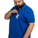 Royal Blue Polo T-Shirt – Adventure Edition (Plus Size: 2XL– 8XL)