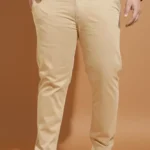 Elegant Cream Premium Stretch Trouser (2XL–7XL)