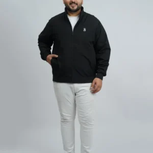 Urban Black Premium Plus-Size Jacket (2XL–7XL)