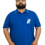 Royal Blue Polo T-Shirt – Adventure Edition (Plus Size: 2XL– 8XL)