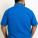 Royal Blue Polo Tee – Feather Edition (2XL–8XL)