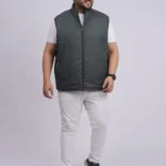 Men’s Plus Size Reversible Sleeveless Jacket